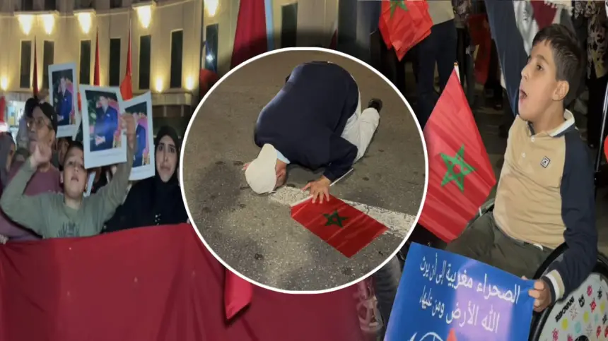 سجود الشكر لله ودموع الفرح.. المواطنون بتطوان يخرجون لشوارع المدينة للاحتفال بصحراء الوطن الغالية